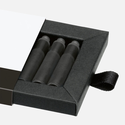 Cartucho De Tinta Montblanc Cor Preta Caixa Com 8 Unidades. 1