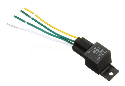 Coche Auto Dc 12v Voltios 30/40a 4 Pin 4 Cable De Relé Y Zóc 1