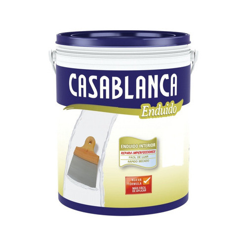 Enduido Interior Casablanca 1 L Facil Lijar Pintumm 0