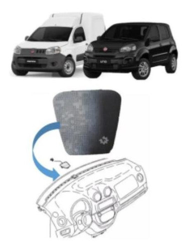Tampão Painel Central Novo Uno Fiorino 2011 14 2016 Original 1