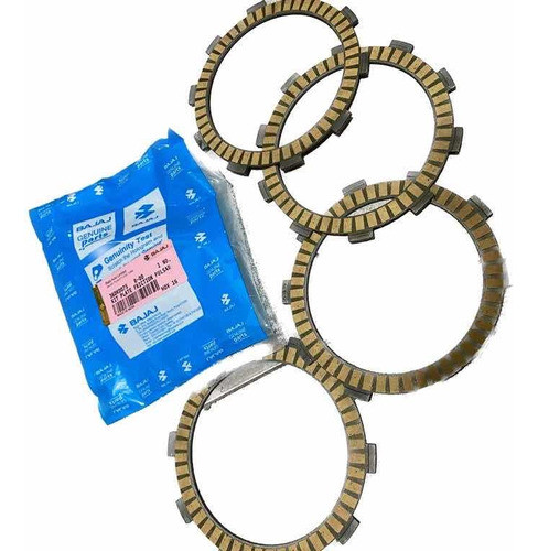 Kit 4 Discos De Embrague Rouser Bajaj 180 Originales. 0