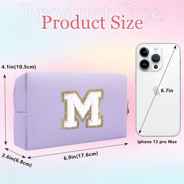 Pequeña Bolsa De Maquillaje Personalizada Con Letras Inicial 1