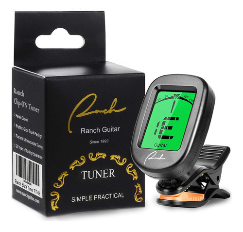 Afinador De Guitarra Con Clip Para Guitarra Acustica Y Otros 0