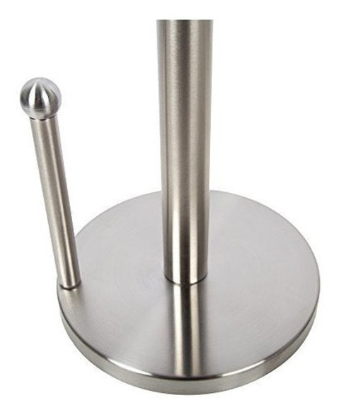 Portarrollo De Cocina De Acero Inoxidable De Niquel Satinado 1