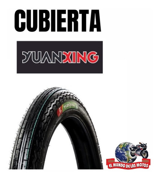 Cubierta Moto 275 17 Yuanxing Trasera 1