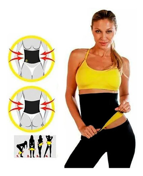 Cinta Redutora De Medidas Cintura Hot Shapers Neotex Unissex 0