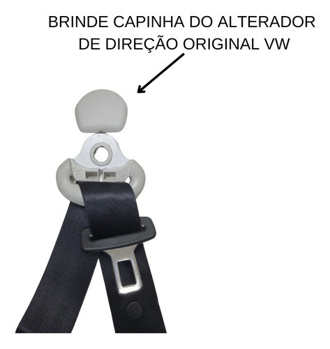 Par De Cinto De Segurança Dianteiro Fox 2p Original Vw 1