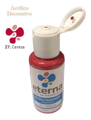 Acrilico Eterna 27 Cereza X 50ml 1