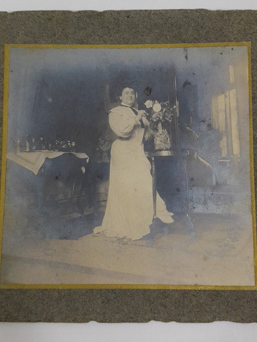 Antigua Foto Mujer Buenos Aires Circa 1900 1