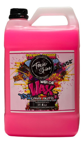 Shampoo Wax Toxic Shine Con Cera De Carnauba Galon 4 Litros 0