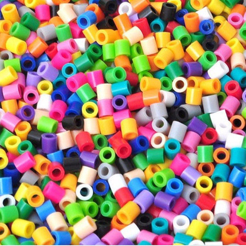 2000 Canutillos Hama Beads+base 15cm Colores Mixtos Midi 1
