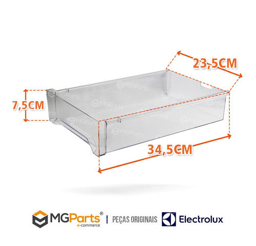 Gaveta Multi Uso Electrolux Original Db53 Ib53 Db84 Dm84x 1