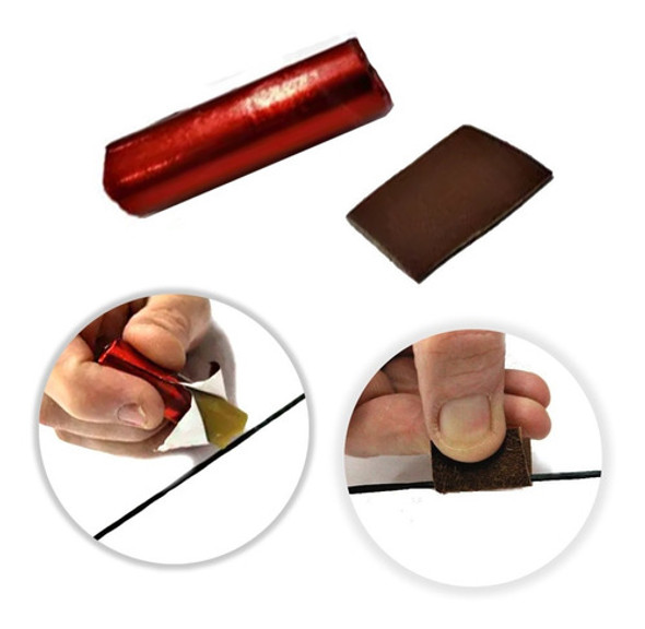 Cera Profesional Para Cuerdas Arcos Ballestas + Trozo Cuero 0