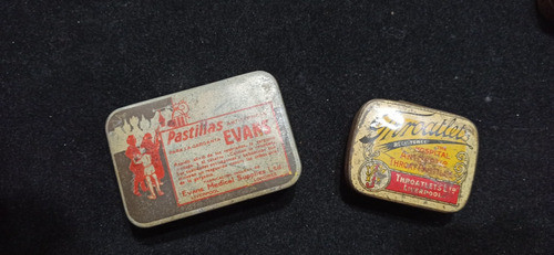 Antiguas Latas De Pastillas Para La Tos Importadas Colección 0