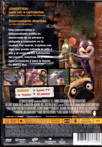 Locos Por Las Nueces - Dvd Nuevo Original Cerrado - Mcbmi 1