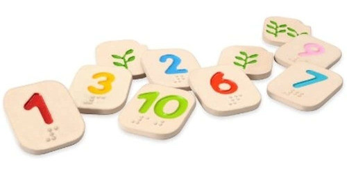 Plan Toys Braille Numbers 1 - 10 0