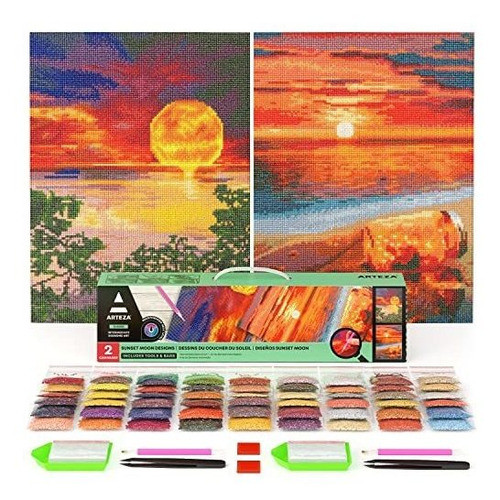 2 Pinturas Por Diamantes Kit Completo 30x40cm - 9hv6pdl1 0