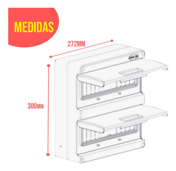 Caja Termica 24 Bocas Ip66 Estanca Conextube Electro Medina 1