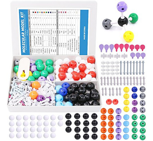 Kit Escolar De Modelo Molecular Quimica 252 Piezas 0