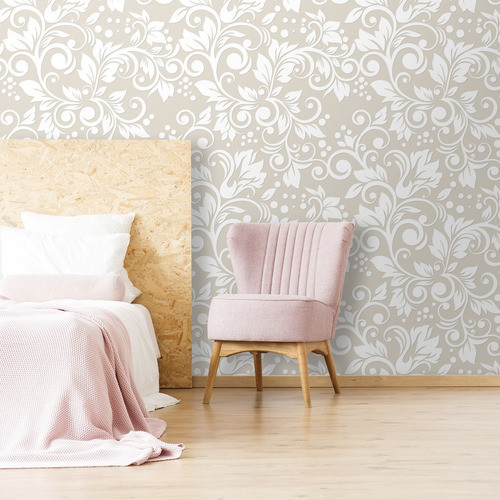 Papel De Parede Auto Adesivo Floral Lavável 3m Pn11039 1