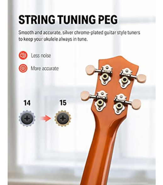 Donner Ukelele Soprano Para Principiantes De 21 1