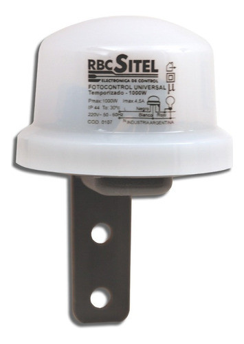 Fotocontrol Temporizado 600w Led -fotocélula Rbc-sitel C107 0
