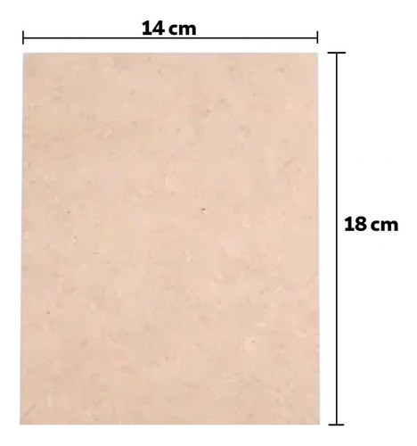 Placas Em Mdf 3mm 18x14cm Retangular (conj. 5 Unidades) 1