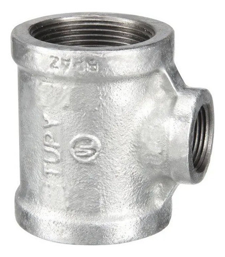 Tê Redução Galvanizado  1 1/4 X 3/4 -  Tupy 0