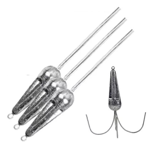 Kit 5 Chumbada Garateia Para Pesca De Praia 100gr / 120gr 0