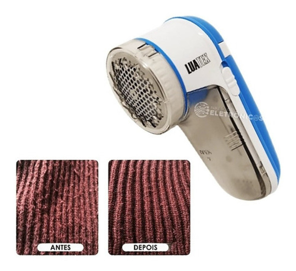 Removedor De Pelos E Fiapos De Roupas Papa Bolinha Elétrico 0