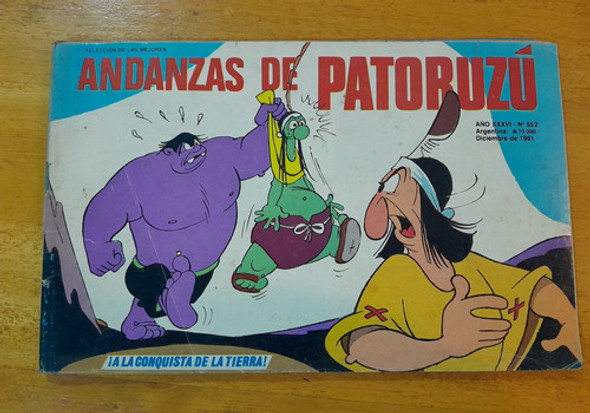 Revista Andanzas De Patoruzu N.552 - Diciembre 1991 0
