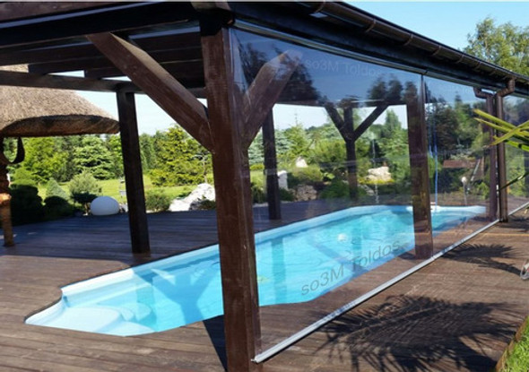 Toldo Cortina Transparente  240  X 240 Altura So3m Toldos 1