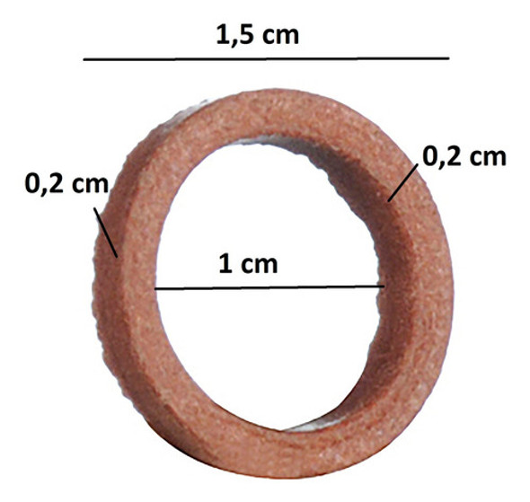 Arandela De Fibra De 3/8 Pack X100 Unidades 1