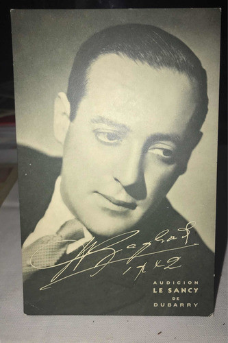 Antigua Tarjeta Audición De Le Sancy 0