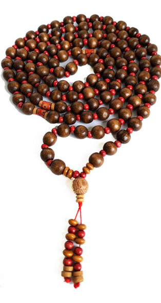 Japa Mala Madera 108 Cuentas De 13mm Rosario Budista 0 Japa Mala Madera 108 Cuentas De 13mm Rosario Budista 0