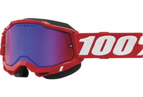 Antiparra 100% Accuri 2 Ski Snowboard Blue/red Nieve Qpg 1 Antiparra 100% Accuri 2 Ski Snowboard Blue/red Nieve Qpg 1