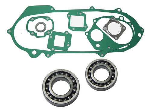 2 Rolamentos Do Virabrequim + Junta Suzuki Adress 50cc 0