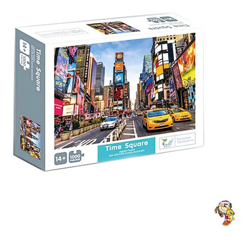 Rompecabezas Puzzle 1000 Pzas Time Square New York Paisaje 1