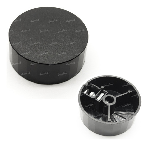 10 Perillas Potenciometro Negras 40mm Con Tuerca 0