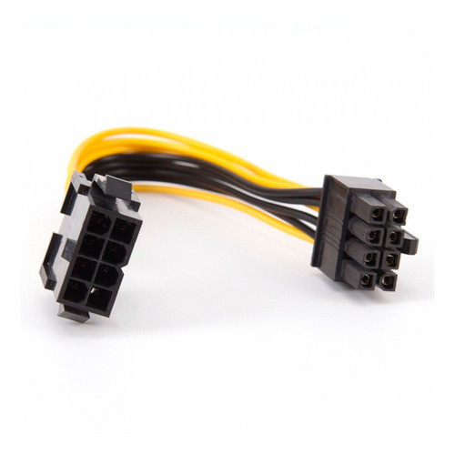Cabo Extensão Molex Eps 8 Pinos Macho Para 8 Pinos Fêmea 0