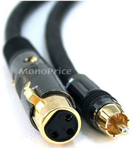 Cable De Audio Xlr H A Rca M, 16awg | 45 Cm 1