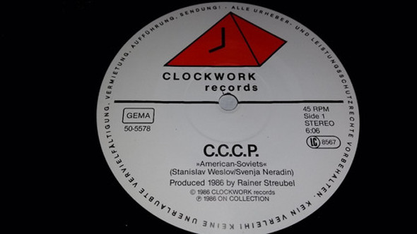 Cccp American Soviets Vinilo Maxi Germany Impecable 1986 1