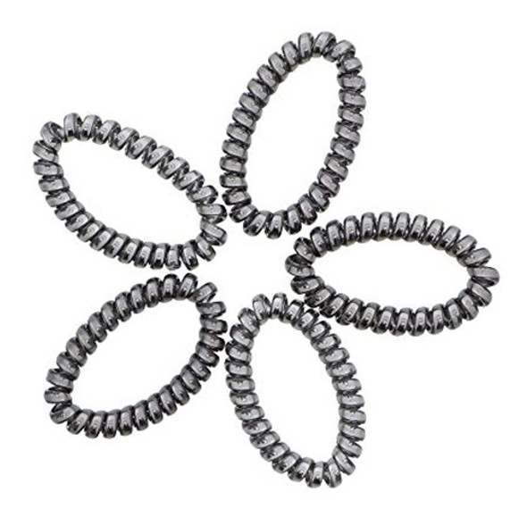 Sujetadores De Pony En Espiral Brillante Cintas Para El Cabe 0