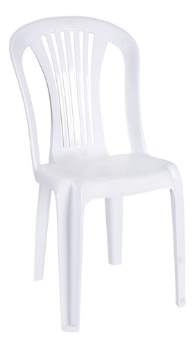 Silla Pinar De Plastico Blanca Sin Posabrazo 0