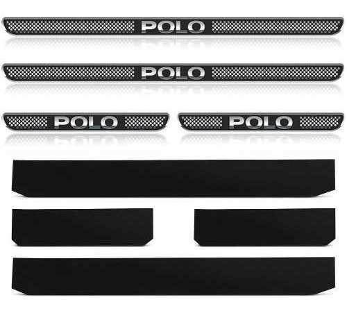Soleiras Blackout Volkswagen Polo 2013 A 2020 Jogo Adesivas 0