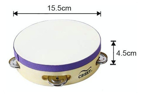 Pandereta Instrumento Musical Niños 1