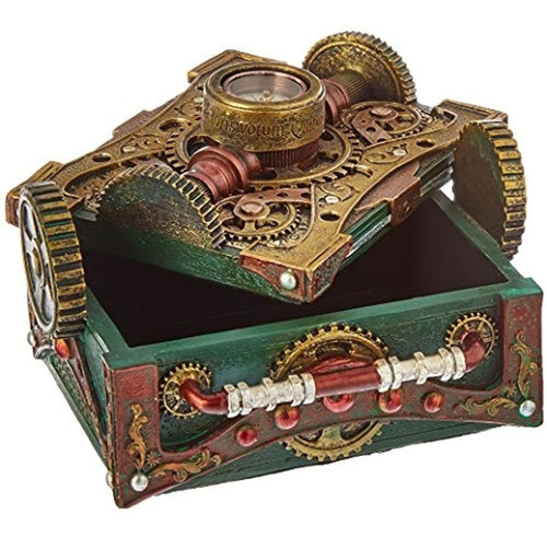Baratija Steampunk / Joyero Steam Punk Con Brujula 1