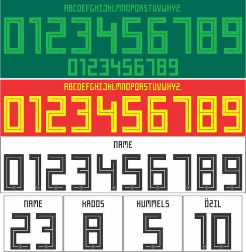 Estampado Alemania 2017 Dos Digitos + Nombre 1