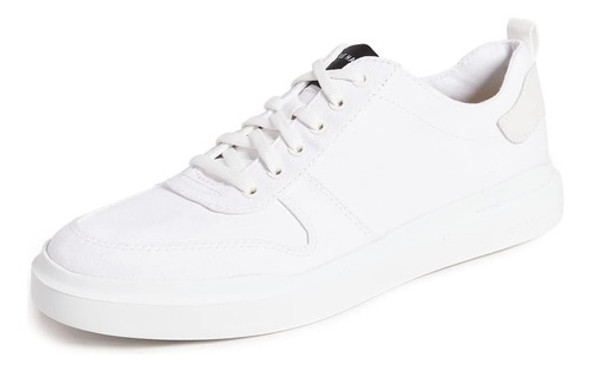 Zapatilla De Lona Para Hombre Blanco Óptico, Talla 8 Cole Ha 0