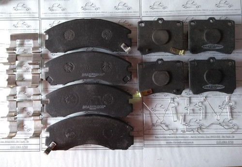 Kit Pastilhas Diant/tras Pajero Sport 2.5/ 2.8/3.0 /3.5 V6 0